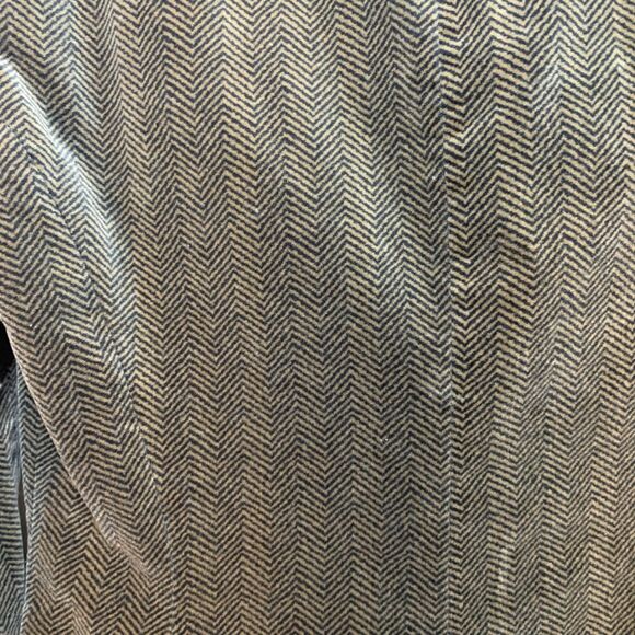 Anne Klein Womens Brown Velvet Herringbone Blazer 2 Preppy Office Vintage Y2K - Picture 6 of 7